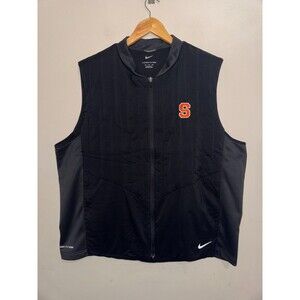 Nike Syracuse Orange Football Team Issue On Field Puffer Golf Vest Mens 2XL NEW